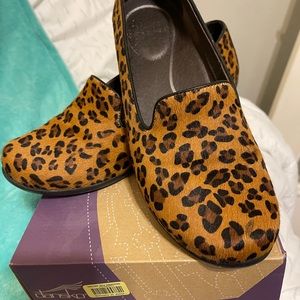 Dansko Women’s leopard print loafers